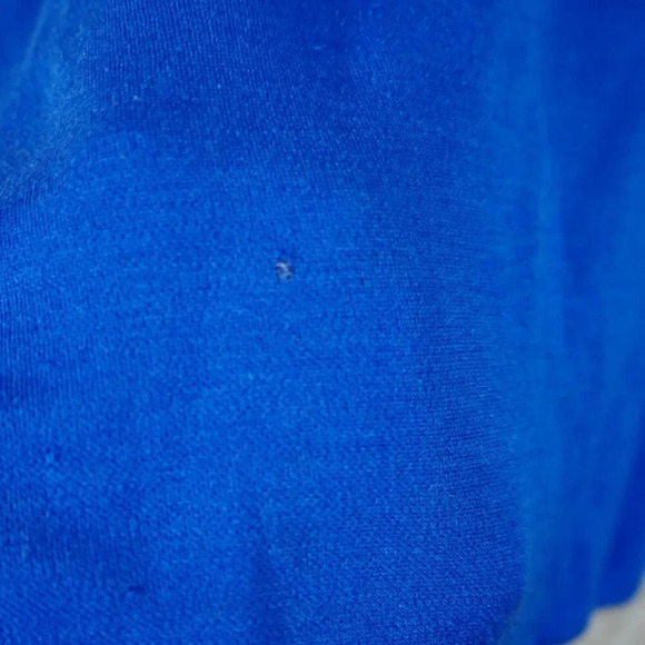 Vintage Wilson All Sport Sweatshirt Size‎ L W5013 Blue Gray V-Neck Stripes - Picture 7 of 7